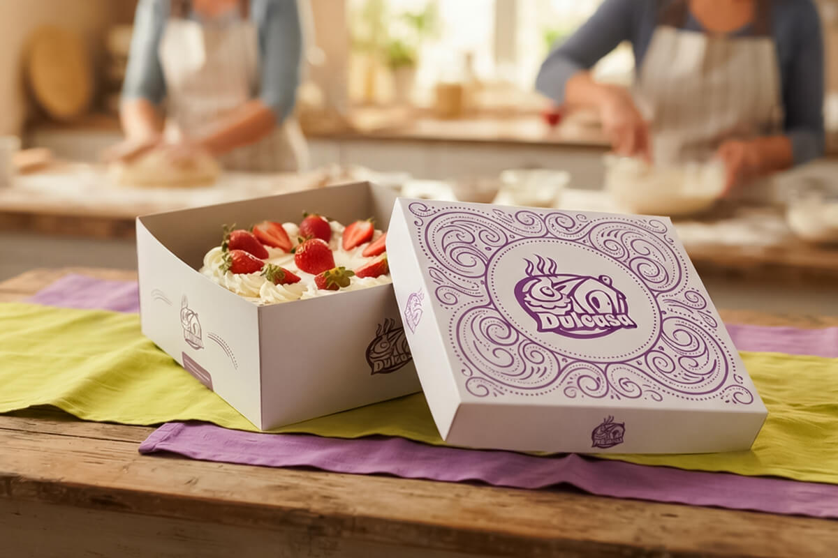 Diseño de logotipo para pastelería Dulcasa
