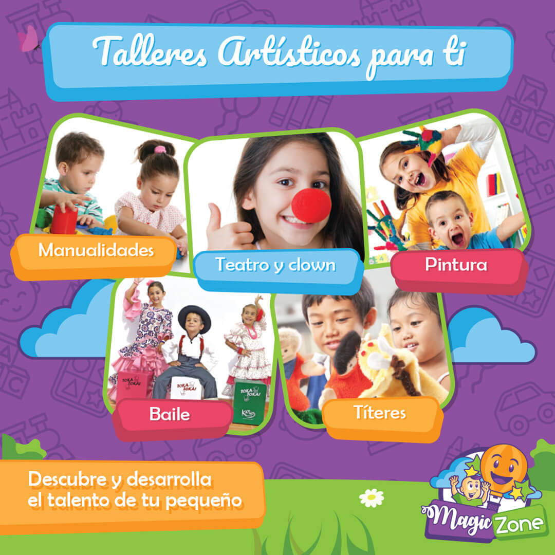 Flyer para redes sociales de Magic Zone