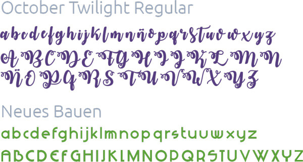 Tipografías October Twilight y Neues Bauen utilizadas en la identidad visual de Magic Zone