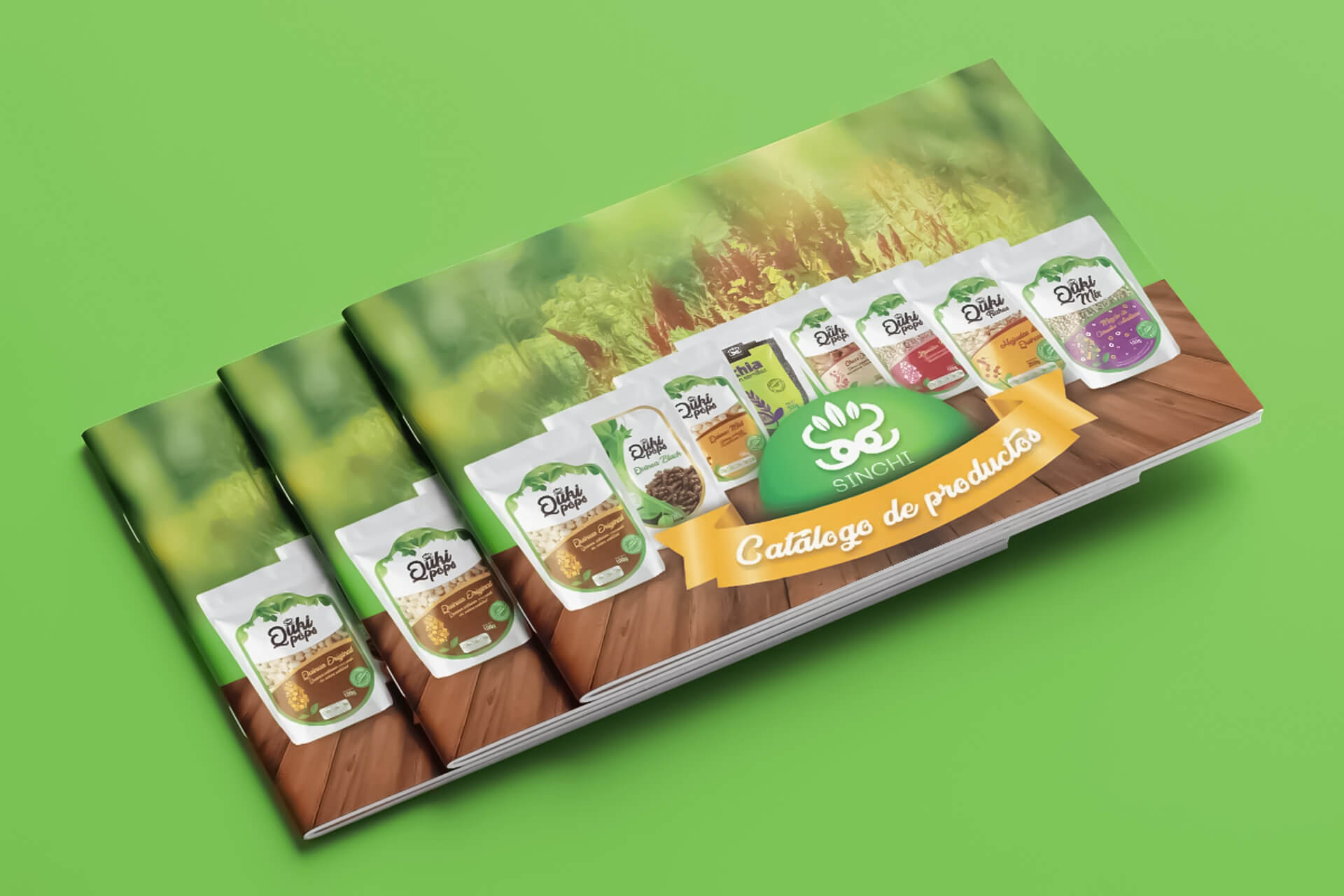 Diseño de volante publicitario para Sinchi Alimentos